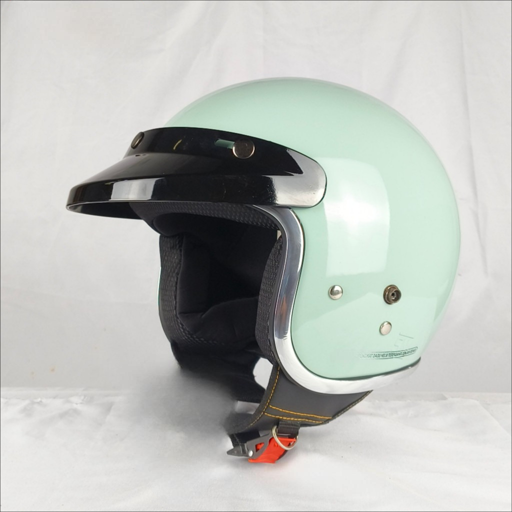 QEILANAY OBRAL HELM MURAH BERQUALITAS BOGO DEWASA PRIA WANITA LIST CHROME HLM BOGO LIST PINK HELM
