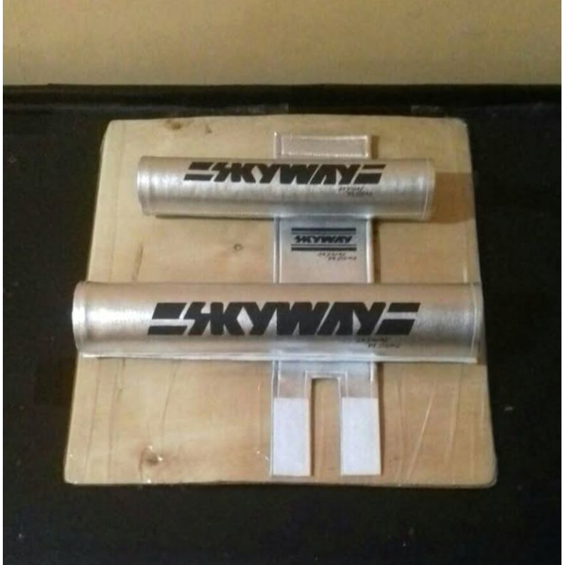 padset sepeda BMX skyway silver pad set BMX cover sepeda bmx freestyle