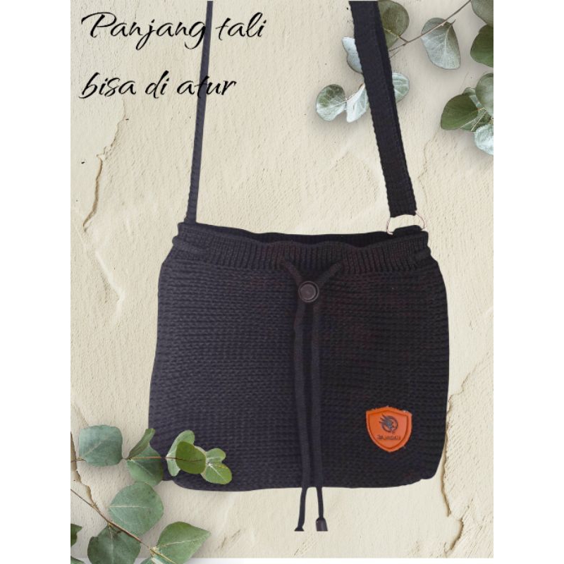 TAS HP RAJUT WANITA SELEMPANG SERUT LEBAR DENGAN DESIGN MINIMALIS KUALITAS PREMIUM