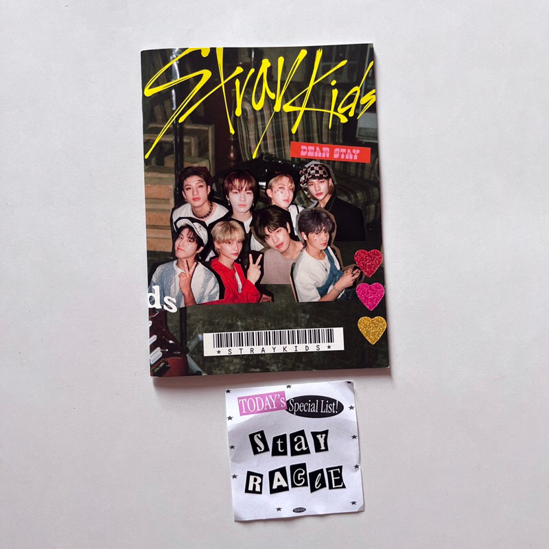 stray kids the scars japan zine album ver c bangchan leeknow changbin hyunjin han felix seungmin i.n