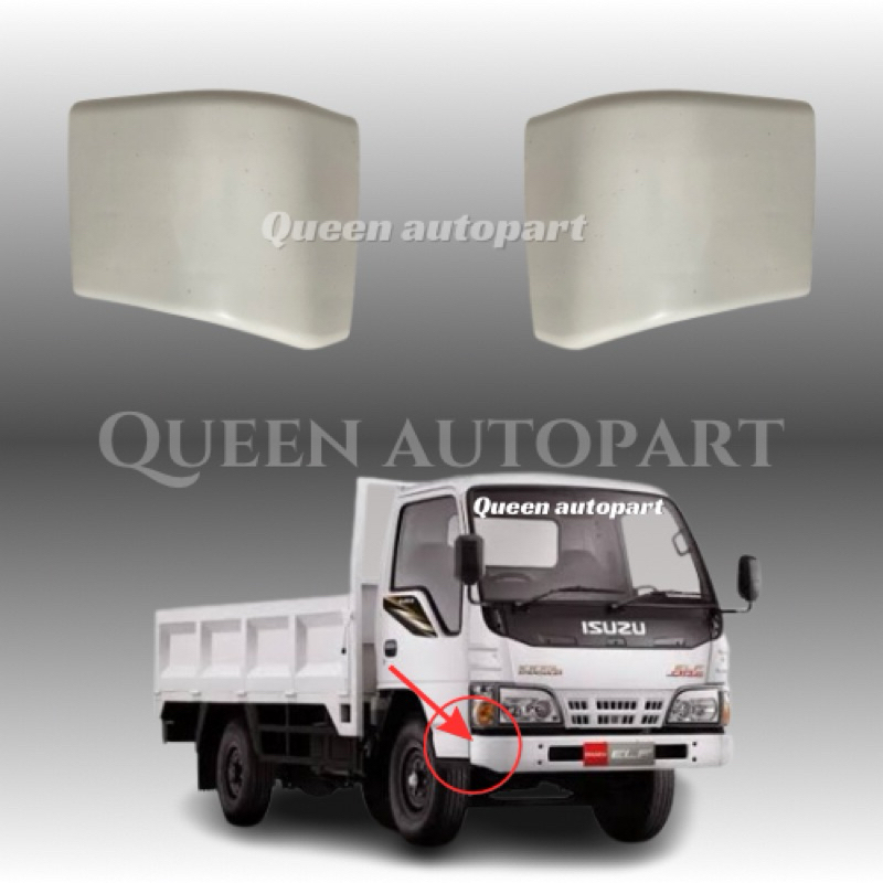 Tanduk Bemper Depan Isuzu Elf NKR71 Warna Putih