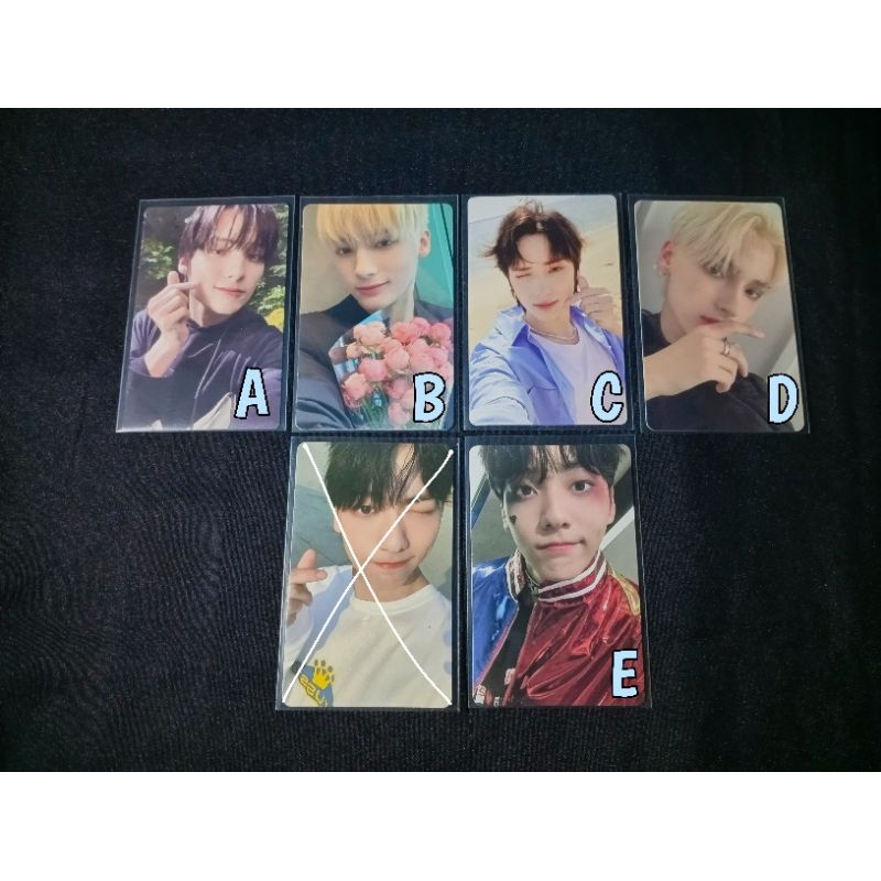 PHOTOCARD PC HUENINGKAI 7NET SWEET LIM A CHAOTIC WONDERLAND YOU MIDSUMMER SKY BLUE