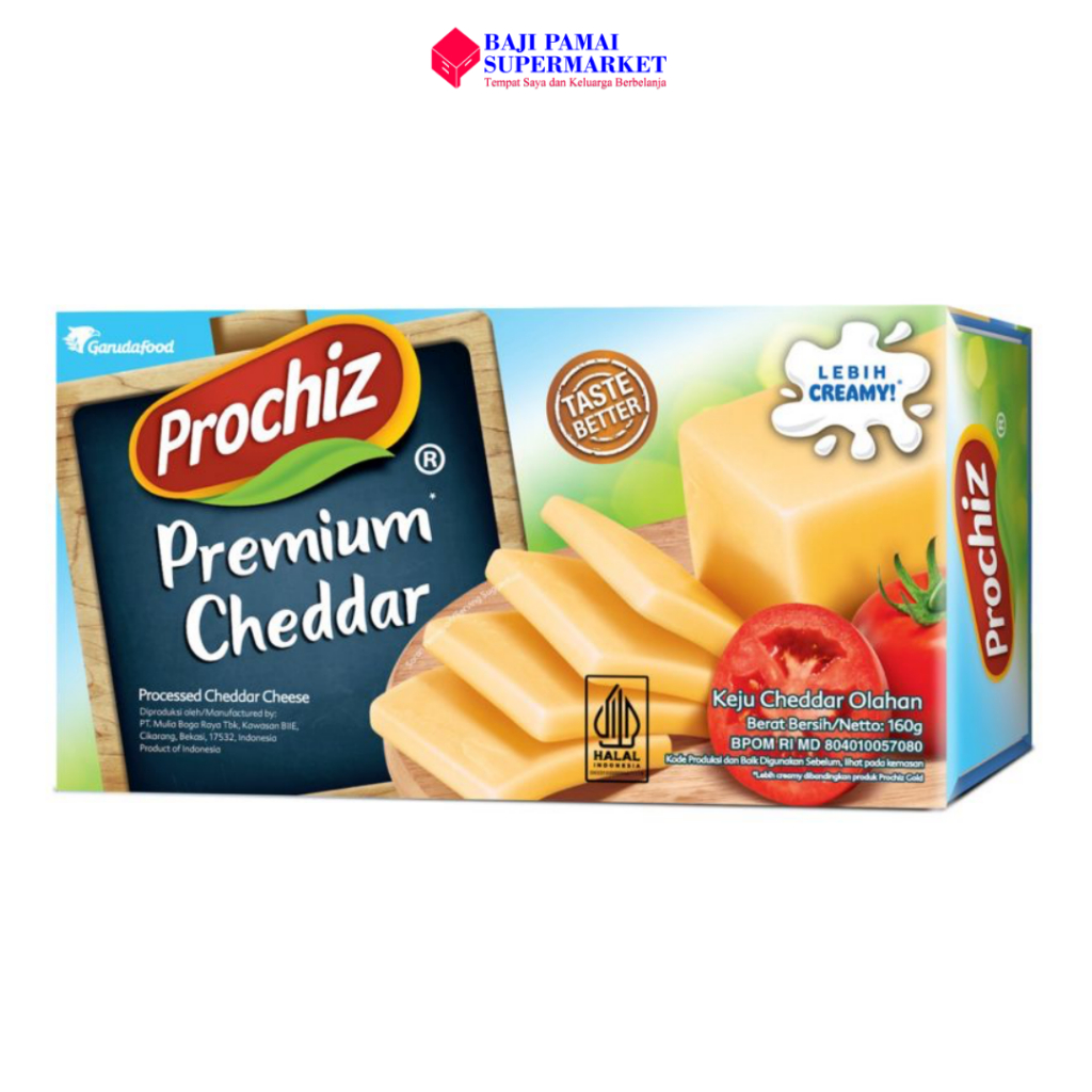 

Prochiz Premium Cheddar Cheese 160gram
