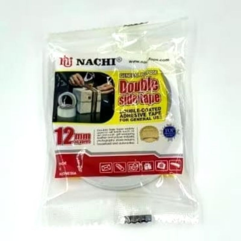

Isolasi Double tape NACHI 12mm/Selotip