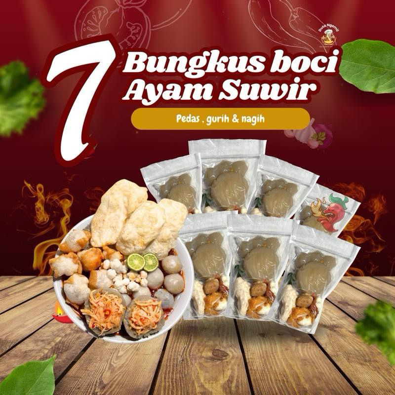 

7 BUNGKUS BASO ACI AYAM SUWIR PAKET HEMAT by dutangemil