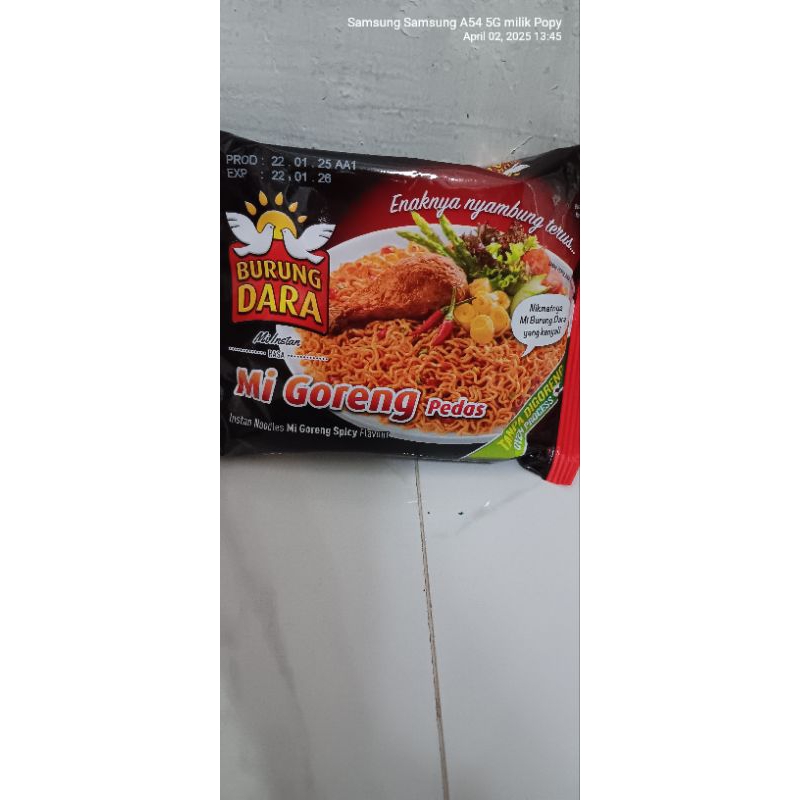 

Mie burung dara 61 gram