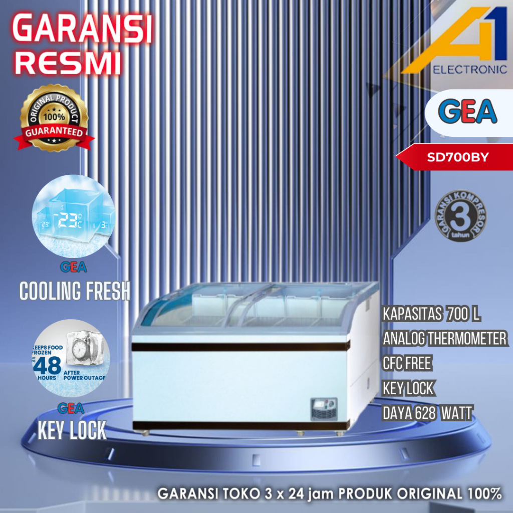 SLIDING FREEZER GEA-SD700BY / SD700BY / SD 700 BY