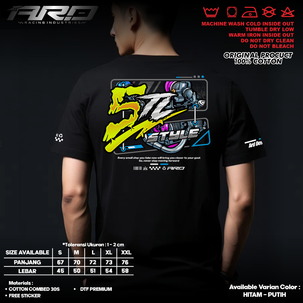 KAOS DISTRO RACING 5TL STYLE-BAJU DISTRO ATASAN 5TL RACING FACTORY YAMAHA ALL MIO