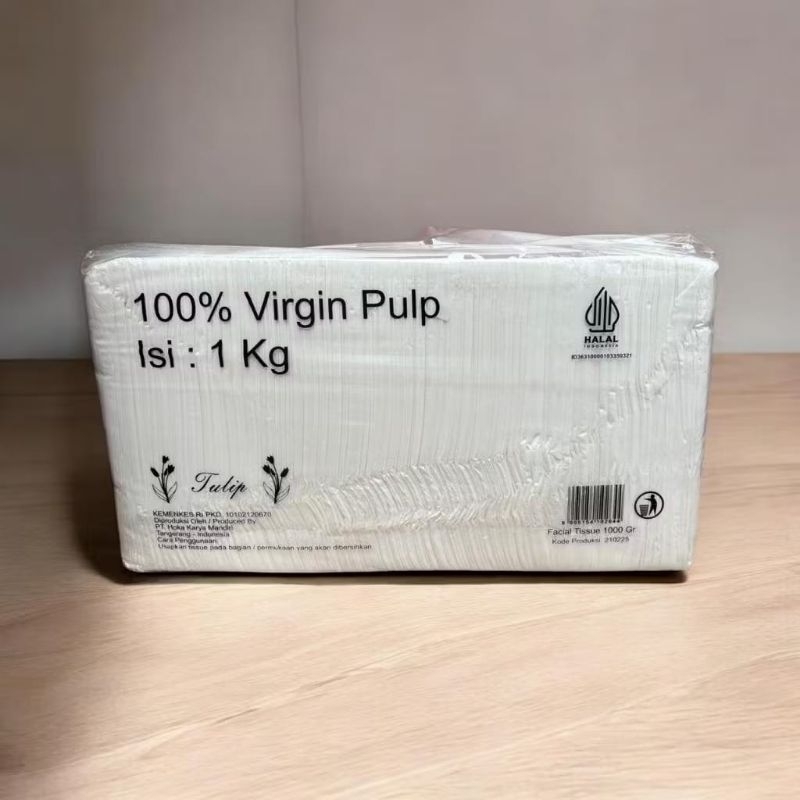 Tisu Kiloan Facial Tulip 1kg - Tisu Kiloan 2ply