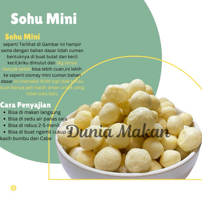 

sohu mini 500gram