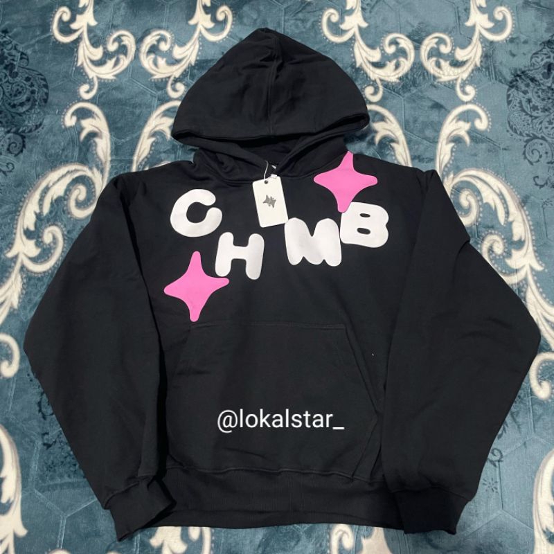 [ORIGINAL 100%] Hoodie Boxy CHMB Chambredelavain Bedstar Black