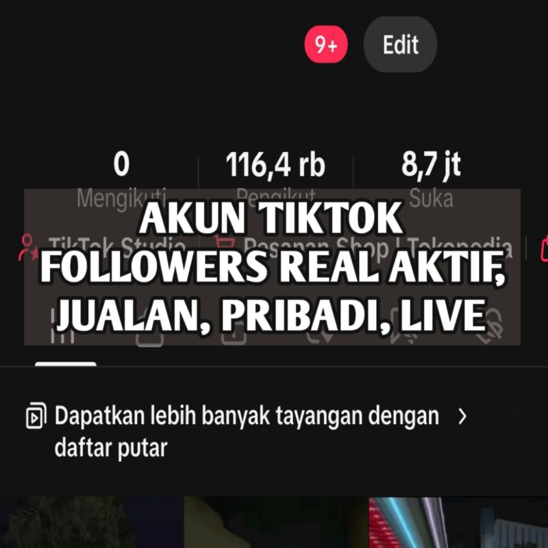 JUAL AKUN T1KT0K FOLLOWERS 100RB TERMURAH!!!