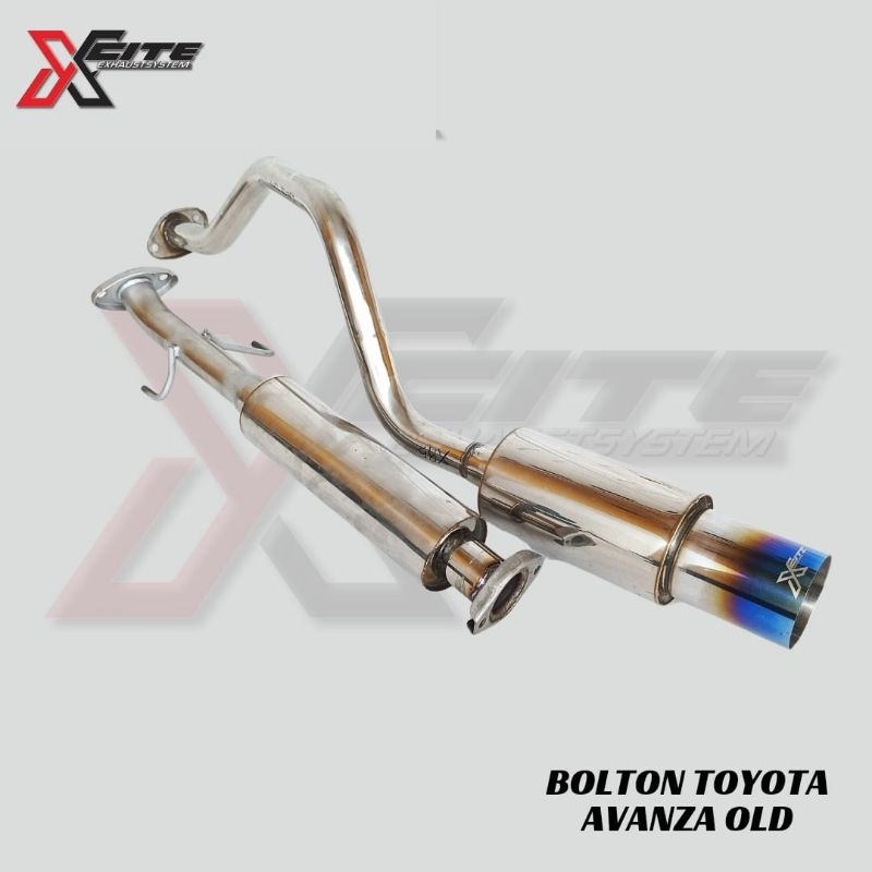 Knalpot Mobil Toyota Avanza Old Bolton stainless steel