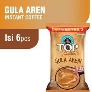 

Top Coffee Kopi Instan Gula Aren Pack 22 gr isi 6 + 3 pcs
