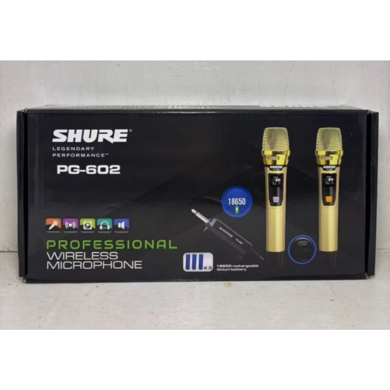 Mic Wireless PG 602 Shure