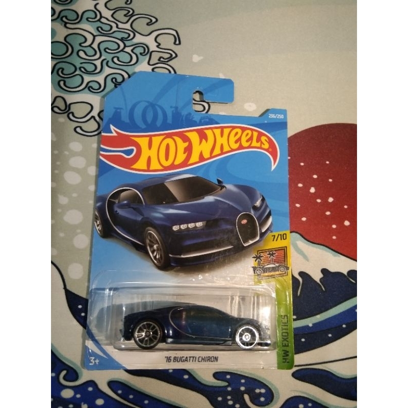 Hot Wheels Bugatti Chiron - Biru