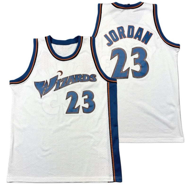 JERSEY BAJU BASKET WASHINGTON WIZARDS 23 MICHAEL JORDAN 2003 PUTIH