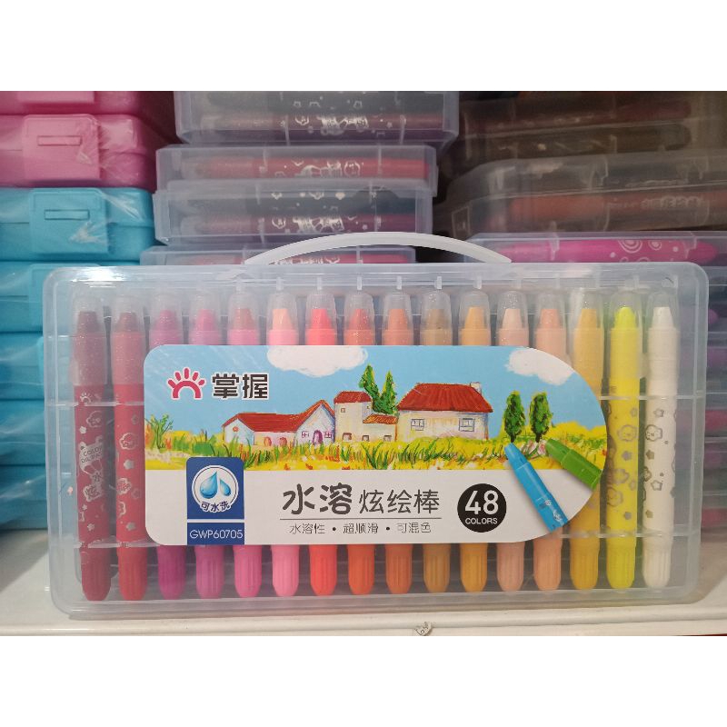 

krayon grasp sedang 48 warna/silkycrayon grasp