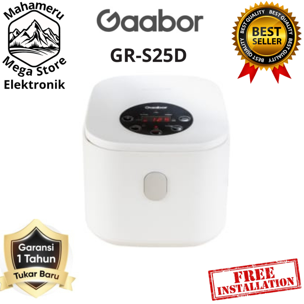 GAABOR MULTIFUNCTION RICE COOKER 2,1L GR-S25D