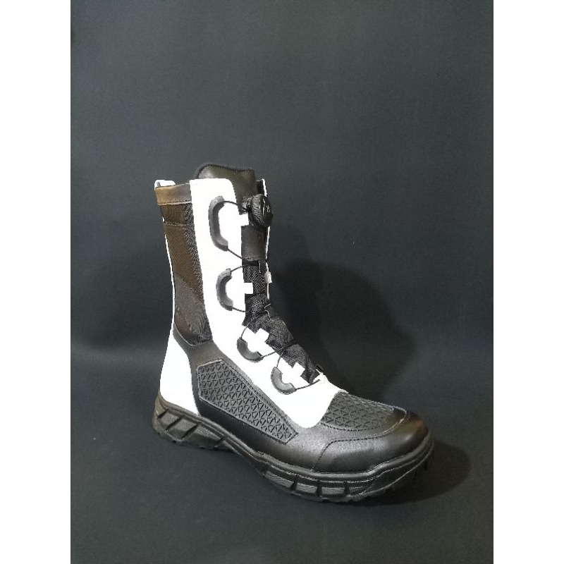 Sepatu PDL Provos Tali putar , kulit asli