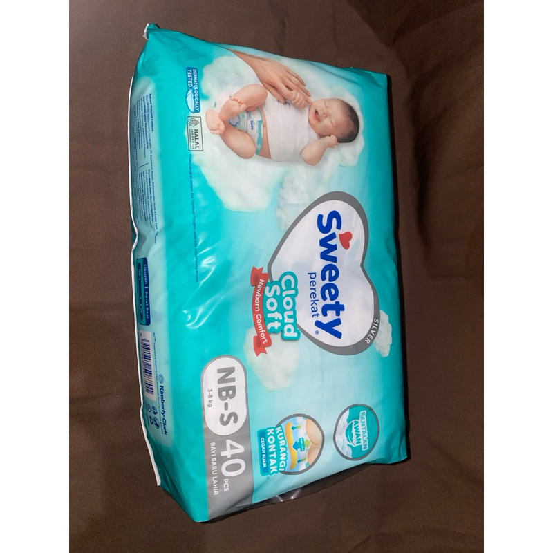 PAMPERS SWEETY SILVER NB-S MURAH