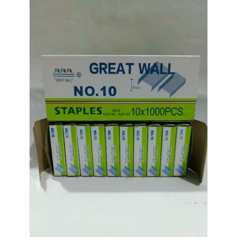 

Isi Staples Great Wall kecil
