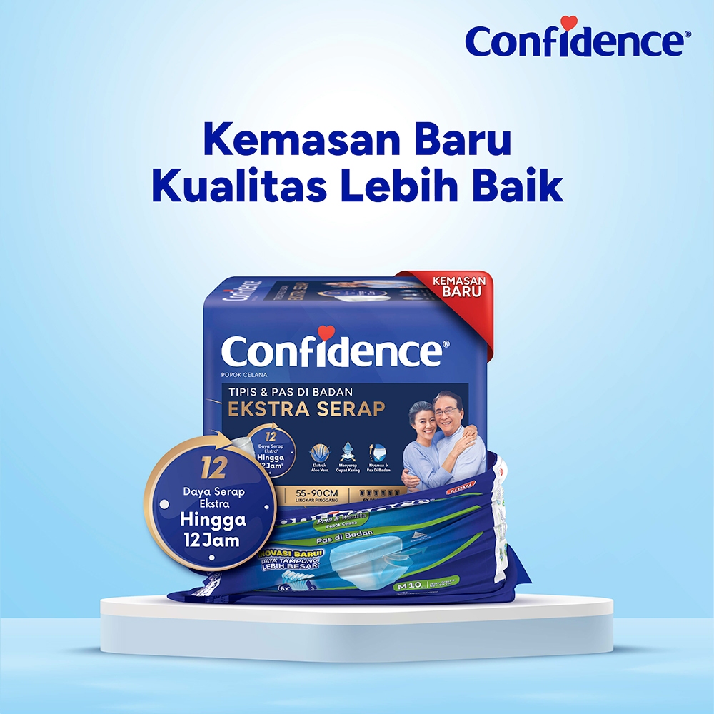 Confidence Extra Serap Popok Dewasa / Pampers orang tua / Adult Diapers / Confidence Popok Celana Se