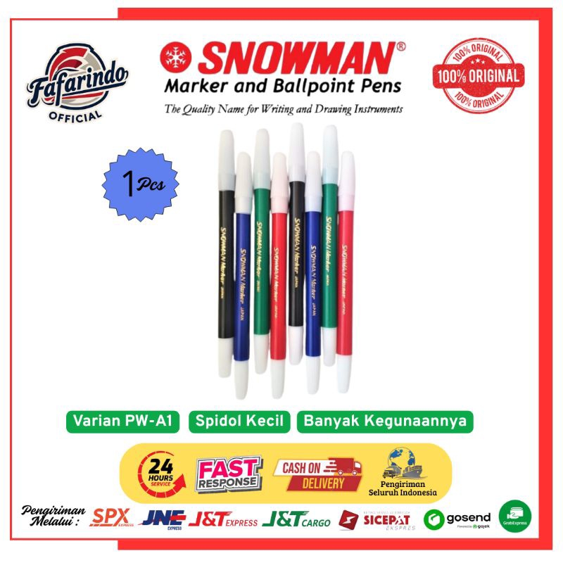 

Spidol Snowman Kecil