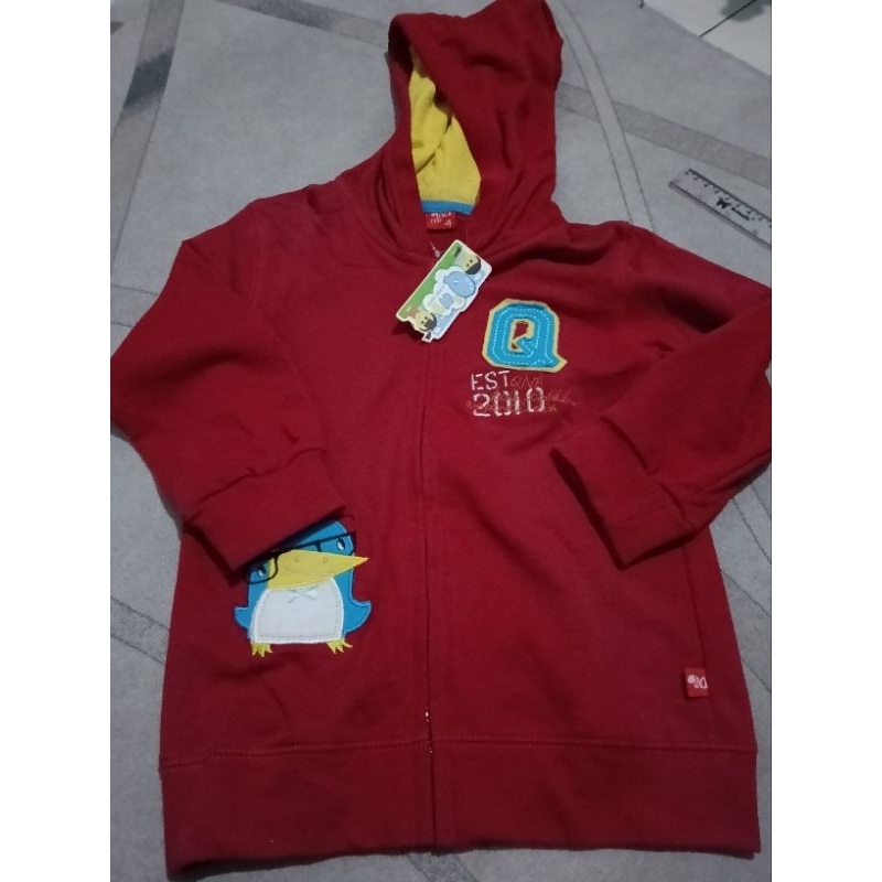 (BARU) Jaket anak perempuan/laki-laki qna usia 3 tahun dan 4 tahun
