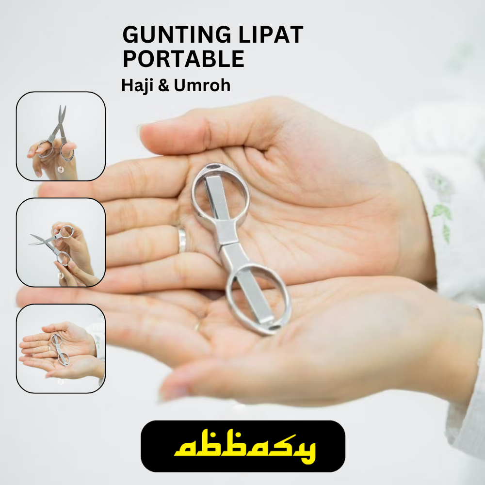 

Abbasy Haji - Gunting Stainless Portable Perlengkapan haji dan Umroh