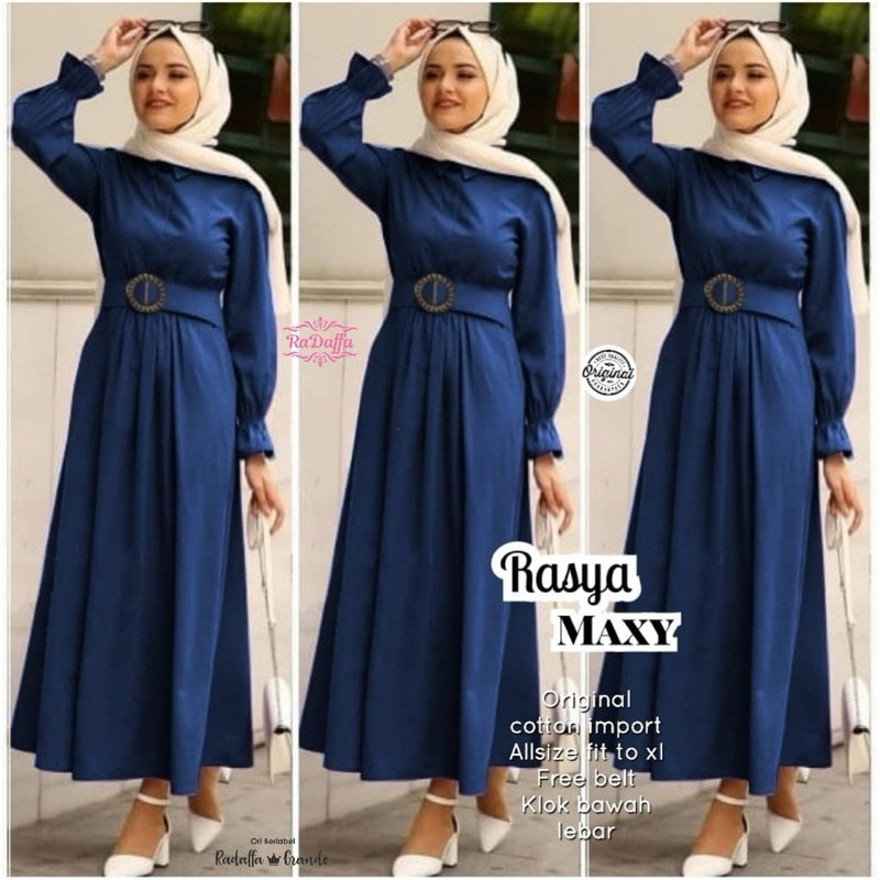 GAMIS DRESS RASYA ORIGINAL BY RADAFFA