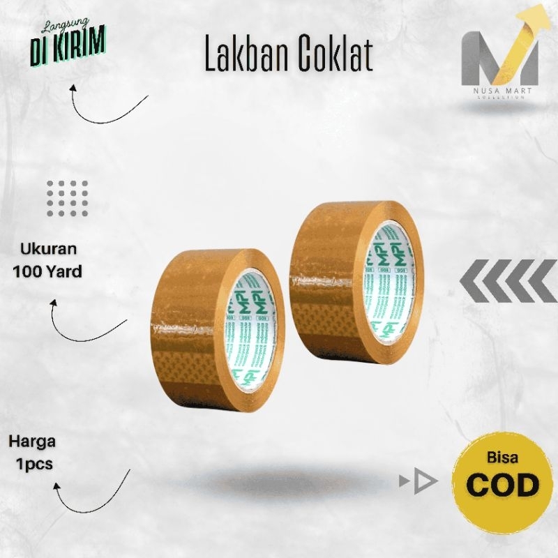 

Lakban Solasi Solatip Isolasi Selotip Coklat Cokelat 45 mm 90 yard Tebal Murah Tidak Mudah Sobek Bisa COD Bayar di Tempat
