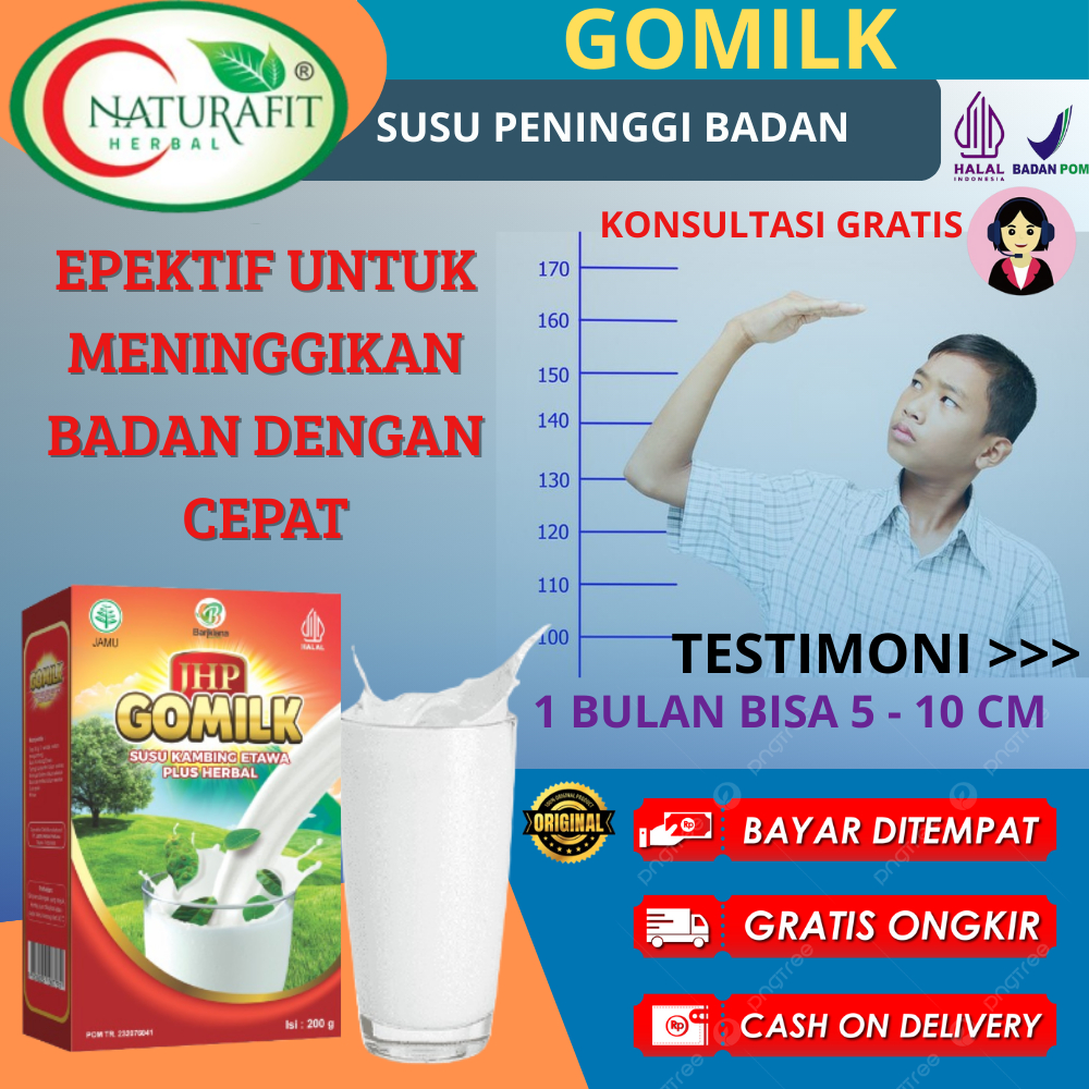 

Susu Peninggi Badan Paling Manjur Epektif Meninggikan Badan Dengan Cepat Vitamin Peninggi Badan Yang Kaya Akan Kalsium Terdiri Dari 3 Parian Rasa original, coklat & stroberi - GOMILK NATURAFIT
