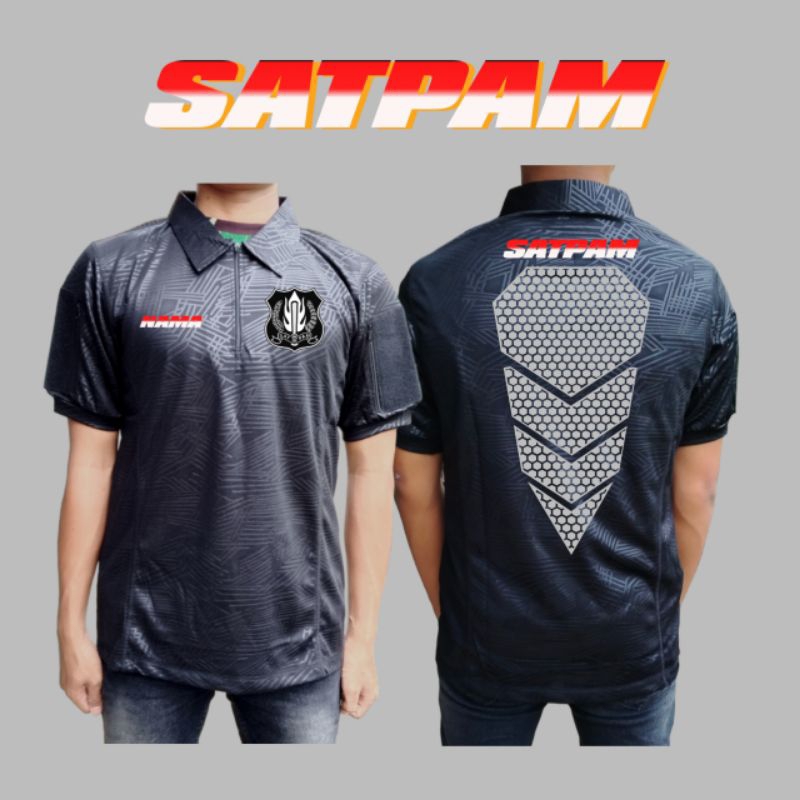 kaos wanki satpam dryfit embos