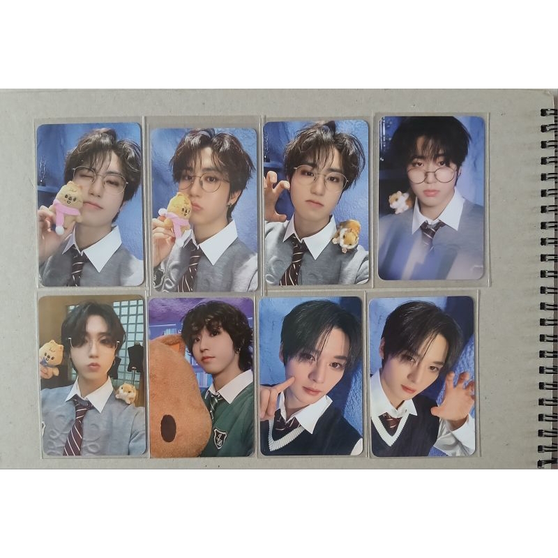 Stray Kids Photocard - pc skz han wink stayzone magic school day 2 leeknow kolbuk poca plush holder 