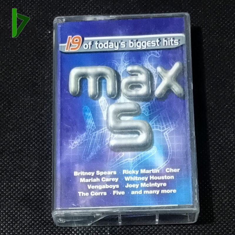 Kaset pita album MAX 5 - 19 of today's biggest hits
