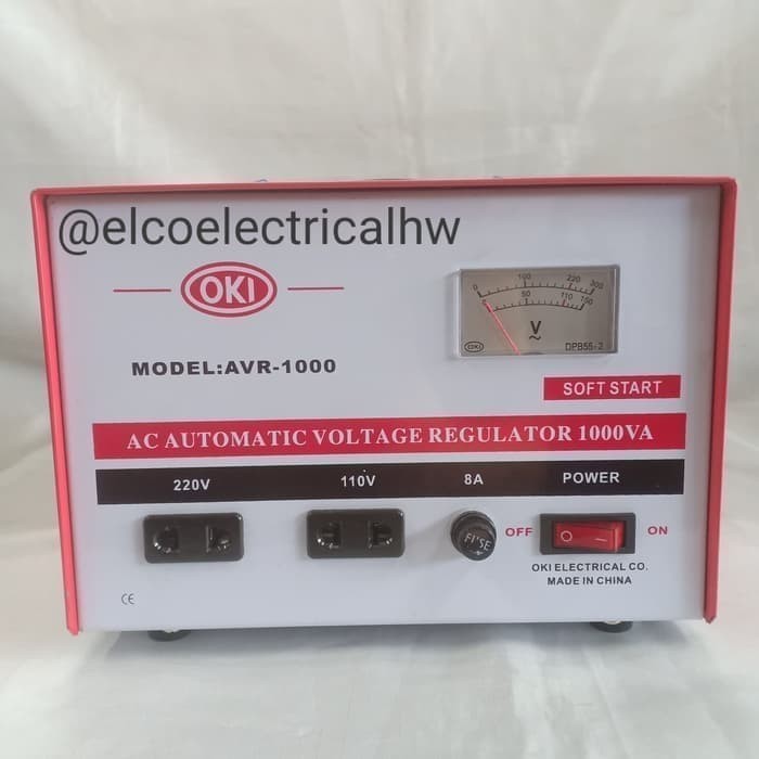 Oki Stabilizer 1000N Stavol Listrik - 1000 Watt Electricity Stabilizer