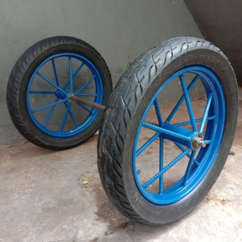 Roda gerobak ring 14