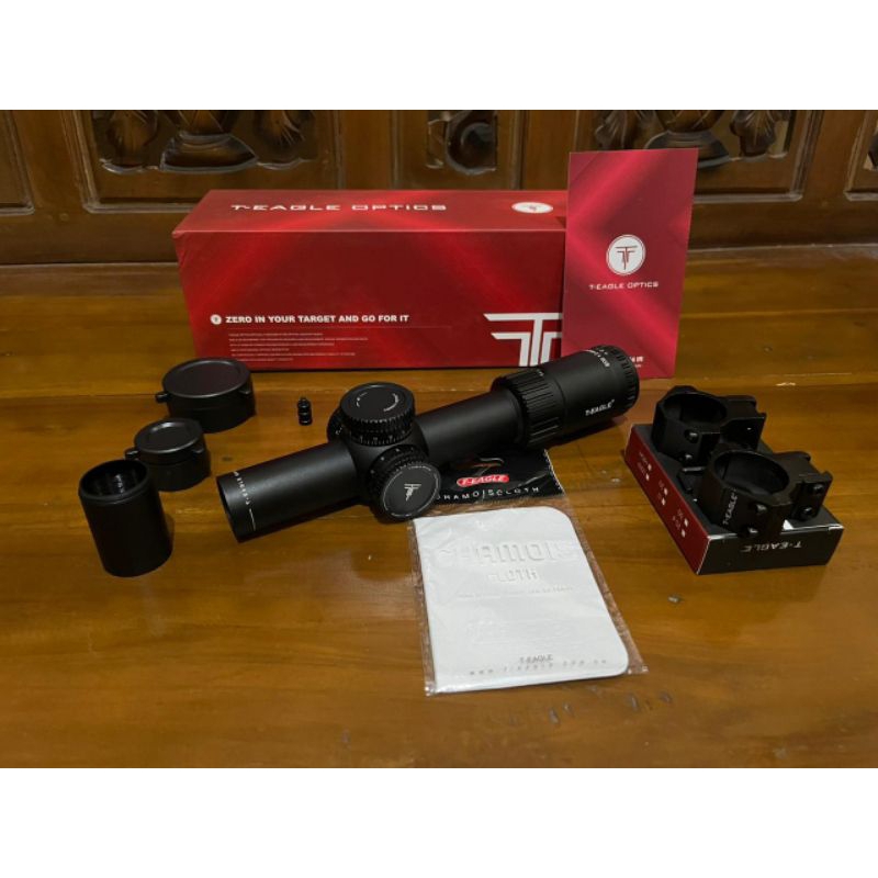 TELESKOP BUNTUNG T-EAGLE  EOS 1.2-6X24 IR TAHAN GETAR