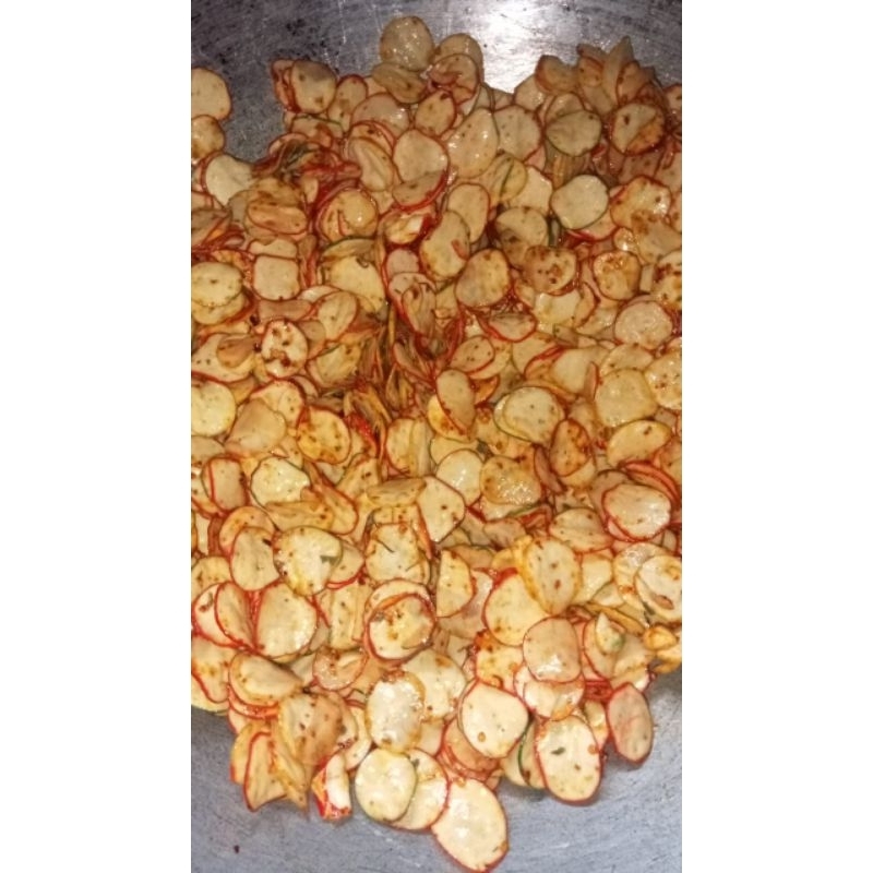 

Kerupuk pedas seperempat bisa request