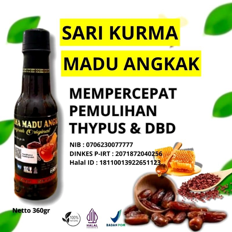 

Anugrah madu sari kurma biji angkak original