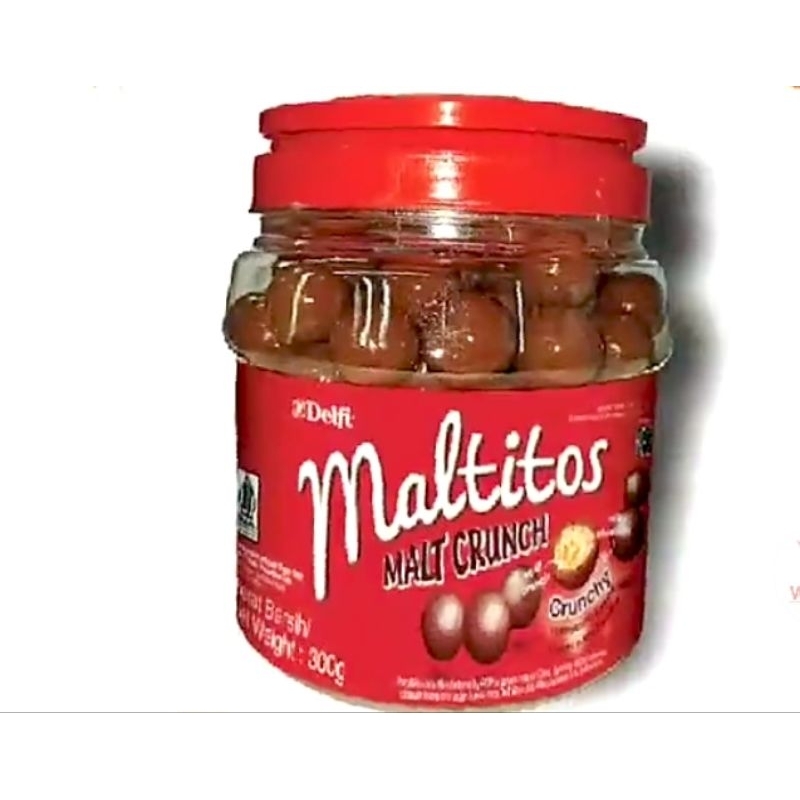 

Maltitos Delfi Coklat Malt Crunch Toples 300 g