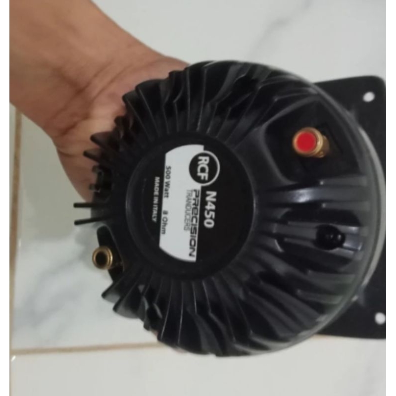 Tweeter RCF N450 Driver RCF N 450 + Horn 10x15 bahan cor alumunium