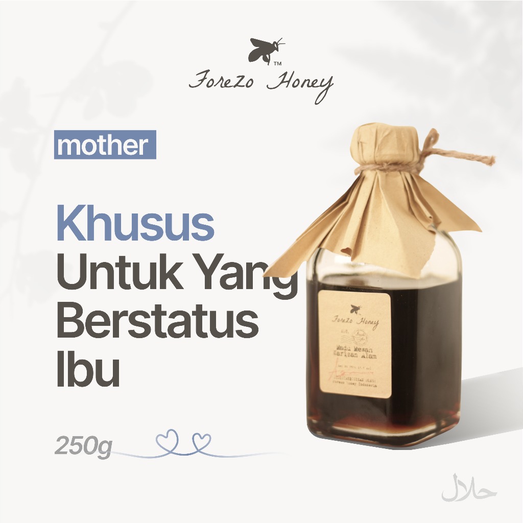 

Madu khusus suplemen ibu harian,hamil dan menyusui Forezo Mother orignal asli khusus Wanita Forezo Mother – Madu Alami untuk Ibu Hamil & Menyusui (250g)