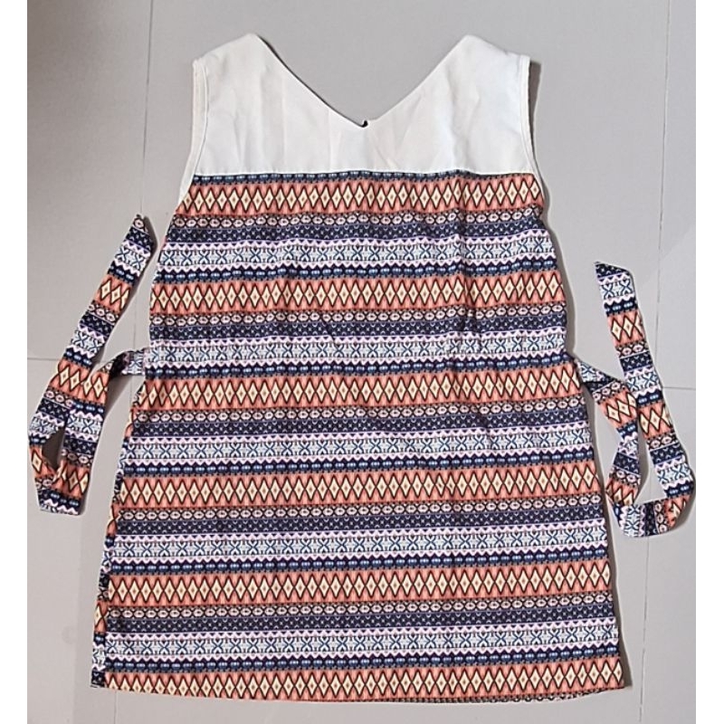 Dress motif afrika bohemian (Jual cepat karena mau kosongin lemari)
