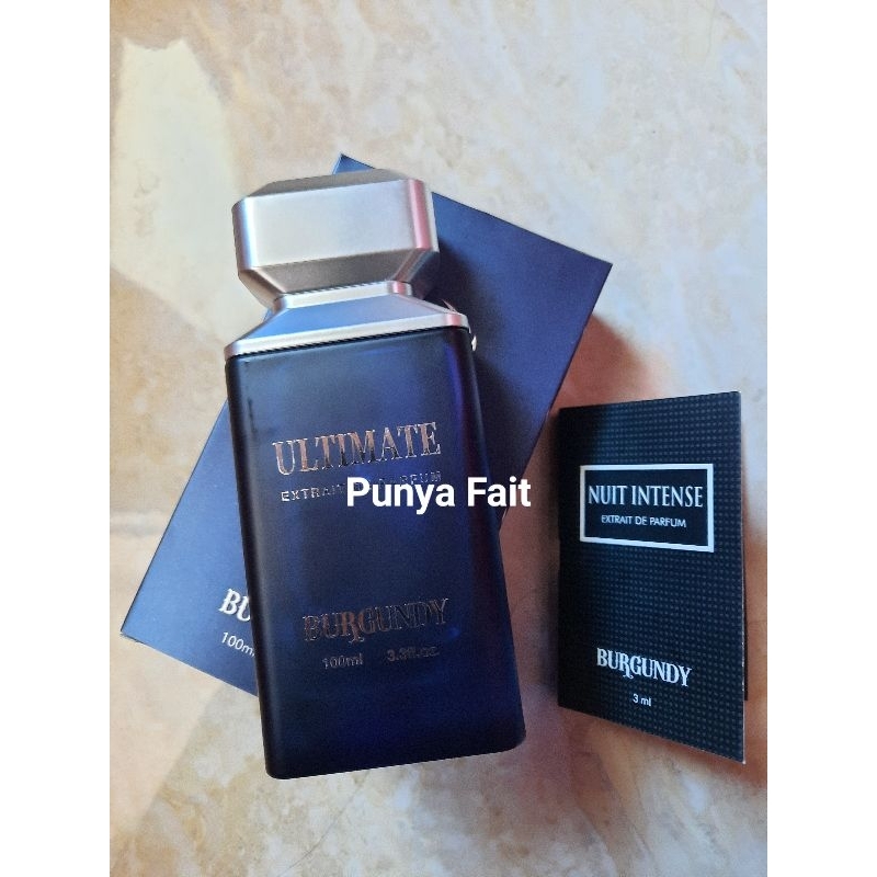 [Preloved] Burgundy Ultimate & Free Decant Burgundy Nuit Intense