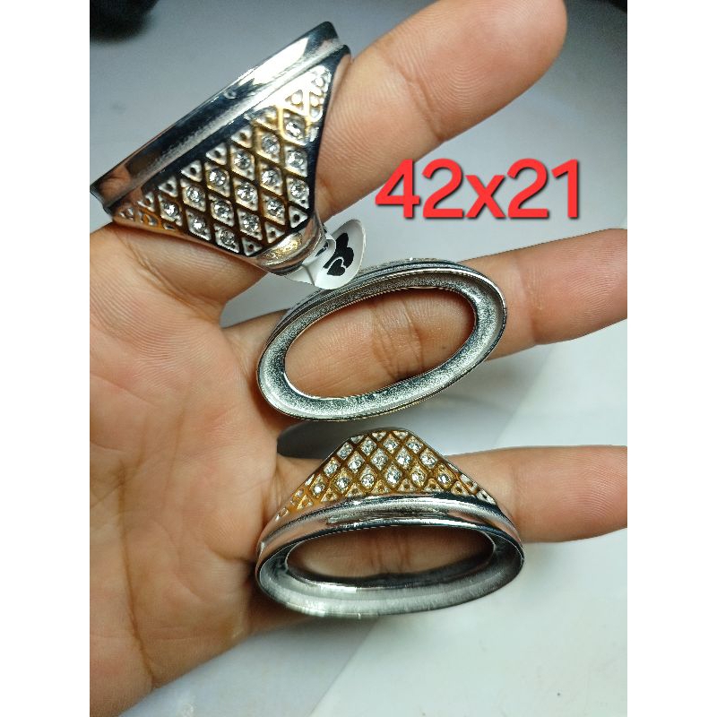 42x21 EMBAN RING TITANIUM SIZE 9,10,11,12