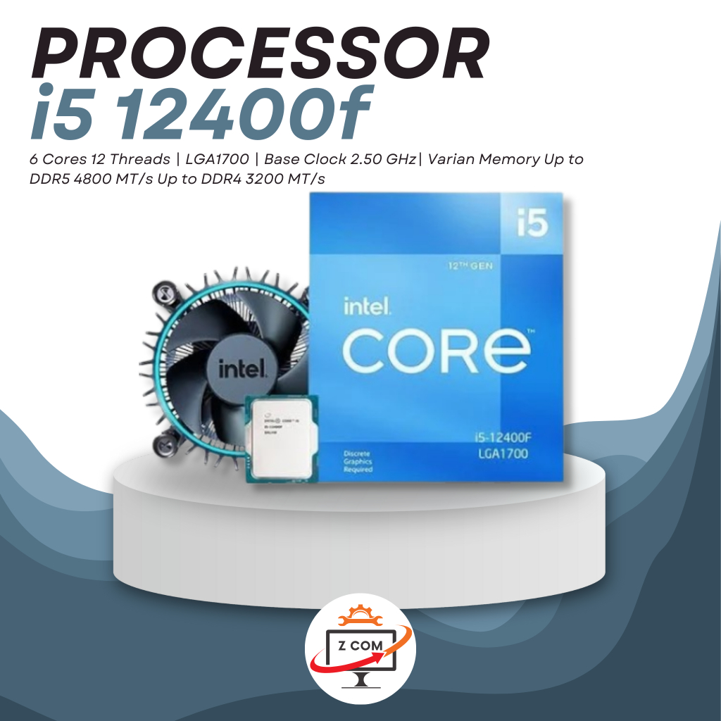 Processor Core i5 12400F (LGA 1700) - i5 12400F BOX/TRAY