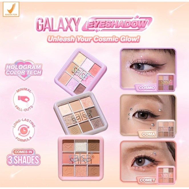 SALSA Galaxy Eyeshadow Pallete | Salsa Eyeshadow