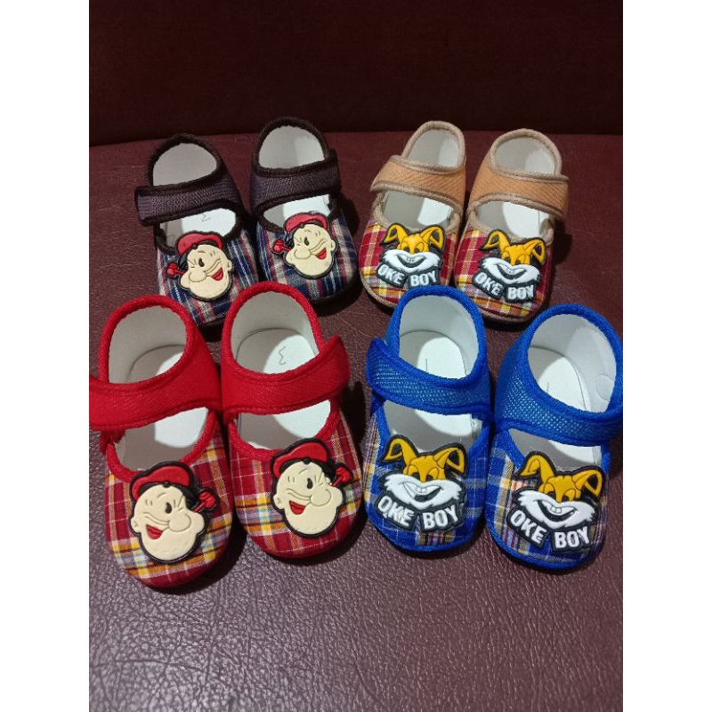 Sepatu Baby Pria Bahan Spon